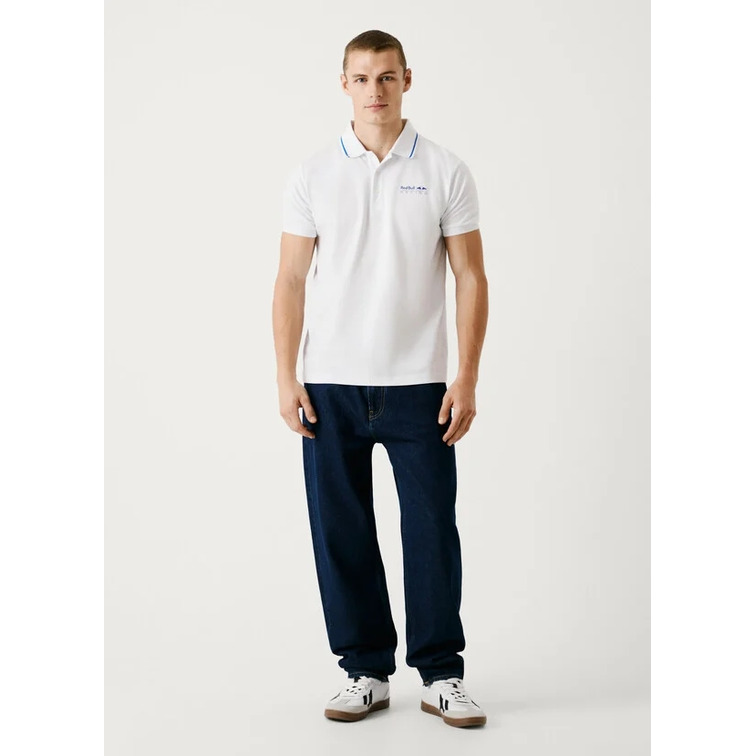 POLO PIQUÉ HOMBRE PEPE JEANS COLECCION RED BULL LOGO ESTAMPADO