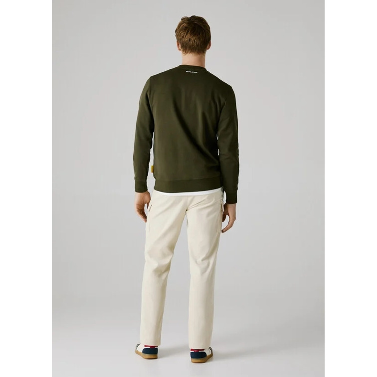 SUDADERA HOMBRE  PEPE JEANS REFLECT LOGO CREW