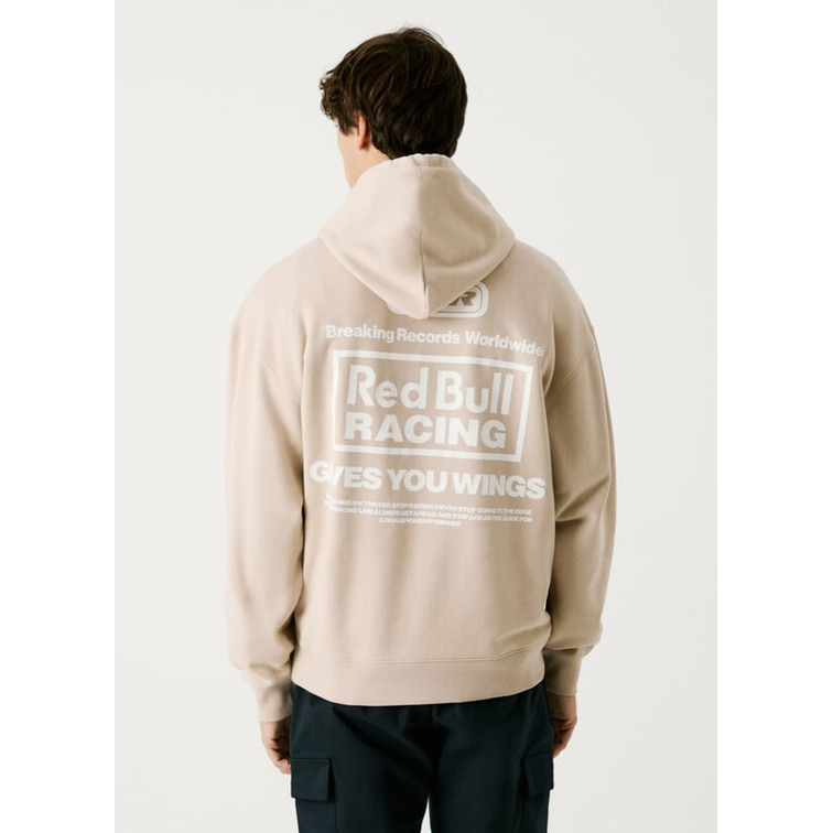 SUDADERA HOMBRE PEPE JEANS COLECCION RED BULL CAPUCHA AJUSTABLE