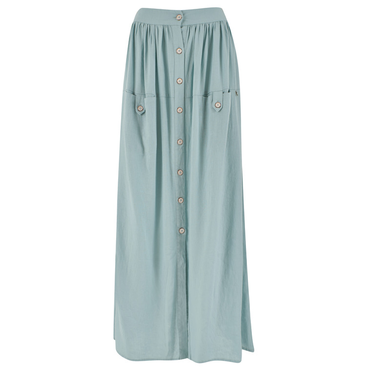 VESTIDO MUJER  YES ZEE GONNELLONE IN MISTO LINO, BOTT