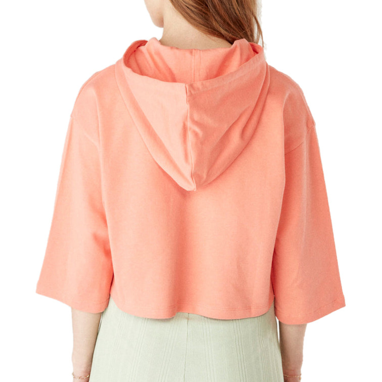 Sudadera Naf Naf Manga Larga Y Bordados Rosa Para Mujer