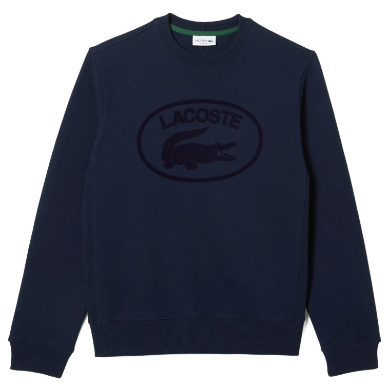 SUDADERA DE CUELLO REDONDO EN ALGODÓN ECOLÓGICO HOMBRE LACOSTE