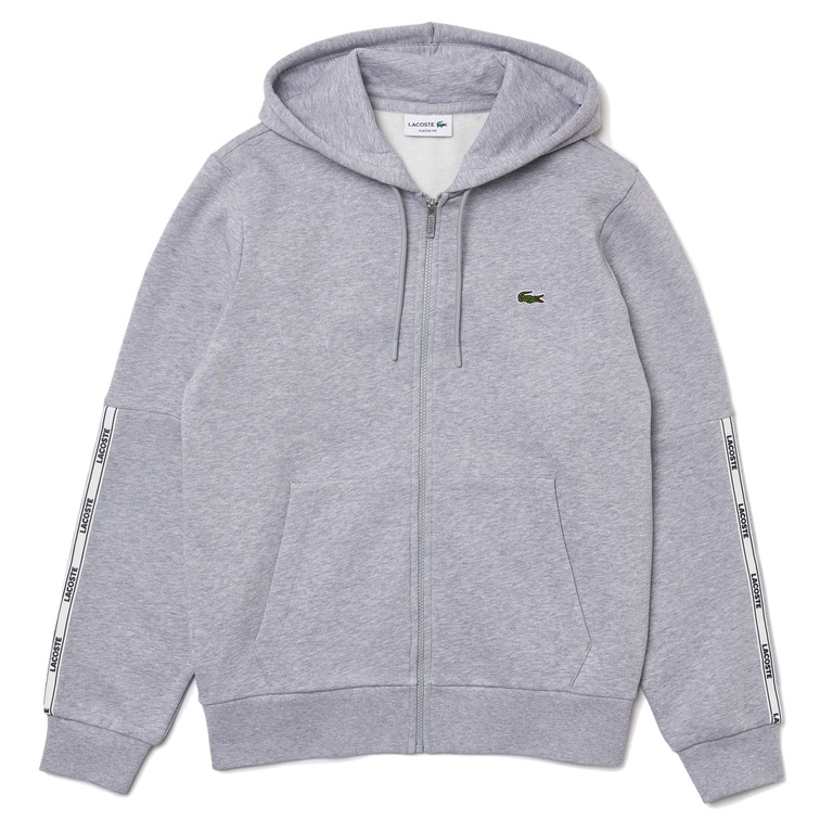 SUDADERA CON FRANJAS ESTAMPADAS HOMBRE LACOSTE