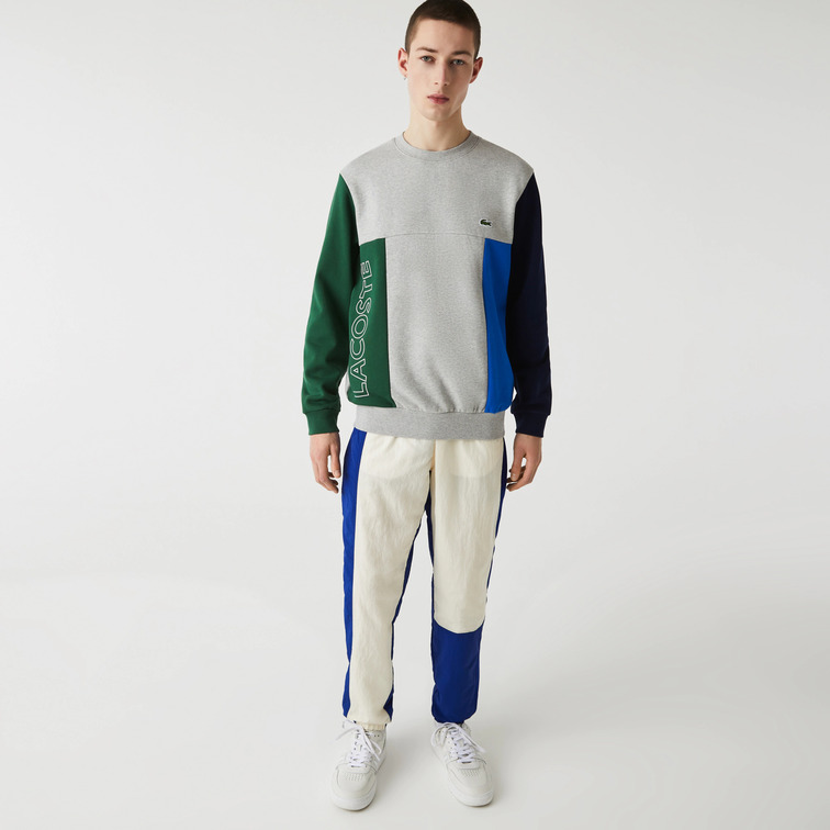 SUDADERA CON DISEÑO COLORBLOCK HOMBRE LACOSTE