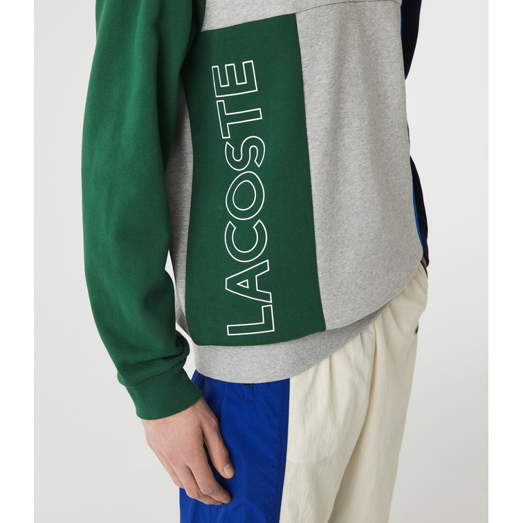 SUDADERA CON DISEÑO COLORBLOCK HOMBRE LACOSTE