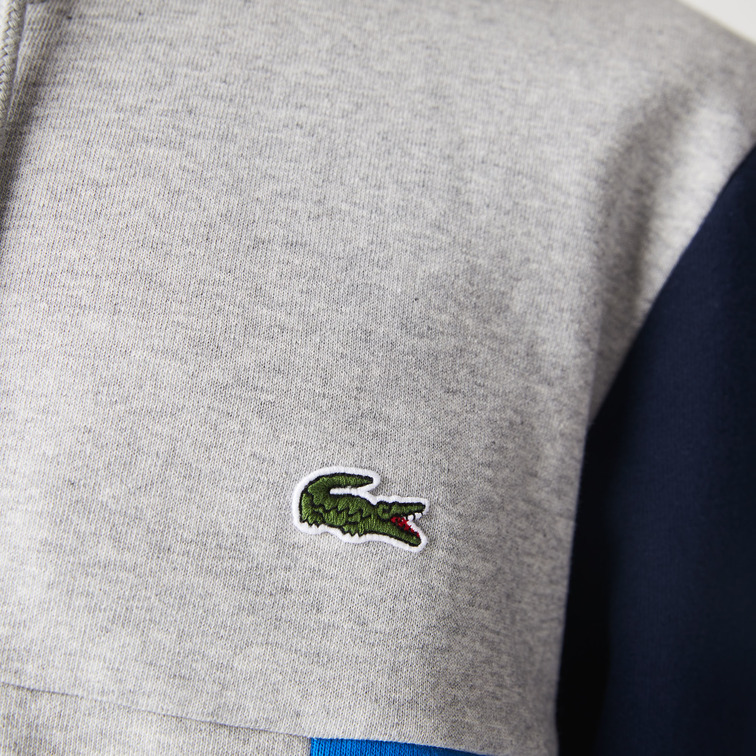 SUDADERA CON CAPUCHA EN DISEÑO COLORBLOCK HOMBRE LACOSTE
