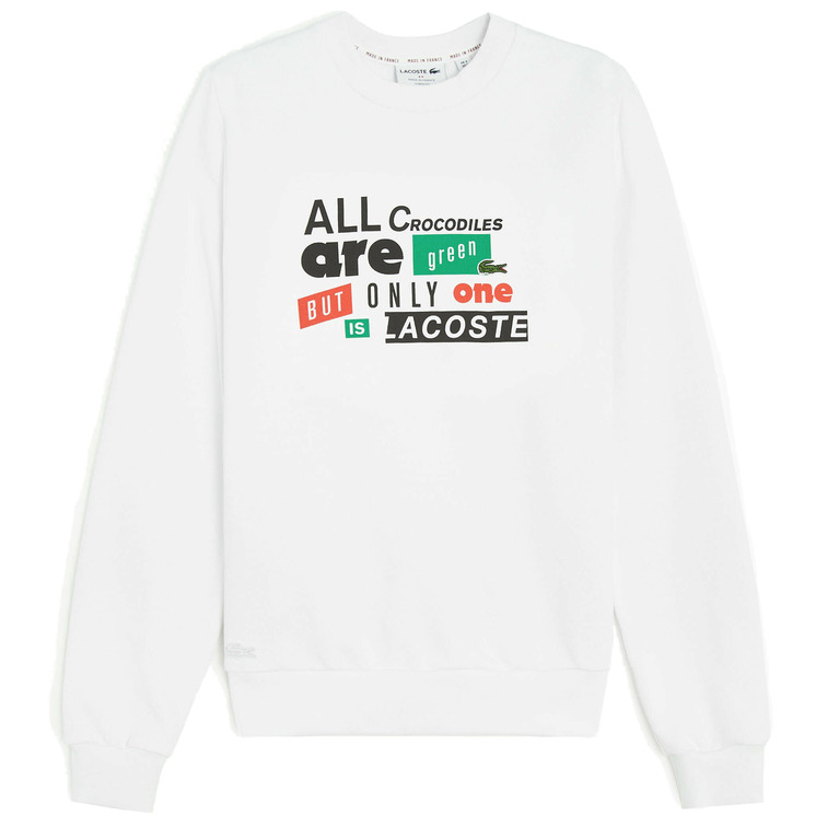SUDADERA ESTAMPADA HOMBRE LACOSTE