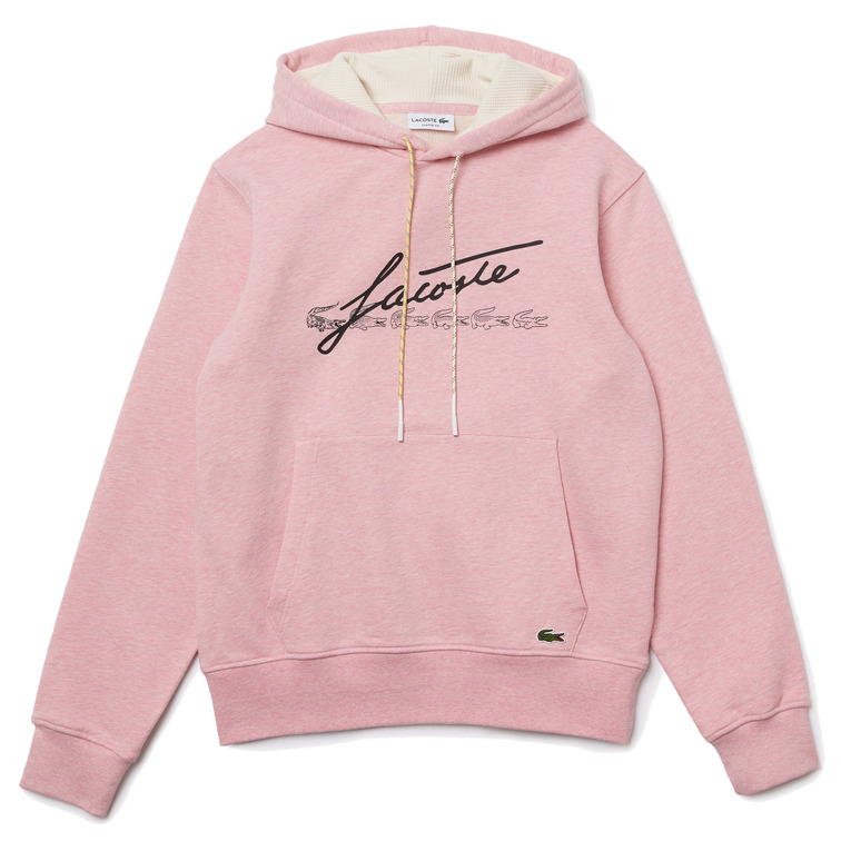 SUDADERA ALGODÓN JASPEADO HOMBRE LACOSTE