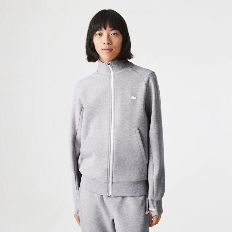 SUDADERA CON CUELLO ALTO Y CREMALLERA HOMBRE LACOSTE