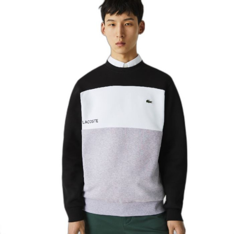 SUDADERA CON DISEÑO COLORBLOCK HOMBRE LACOSTE
