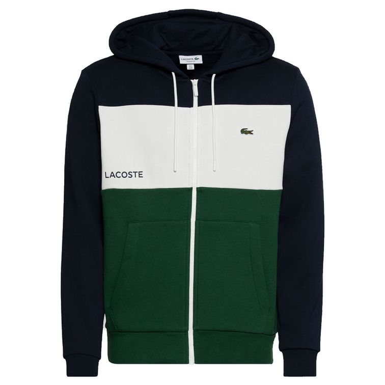 SUDADERA CON CAPUCHA Y CREMALLERA HOMBRE LACOSTE