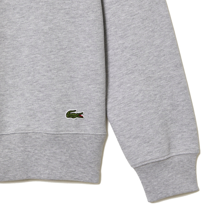 SUDADERA EN FELPA SIN CEPILLAR CON CUELLO REDONDO HOMBRE LACOSTE
