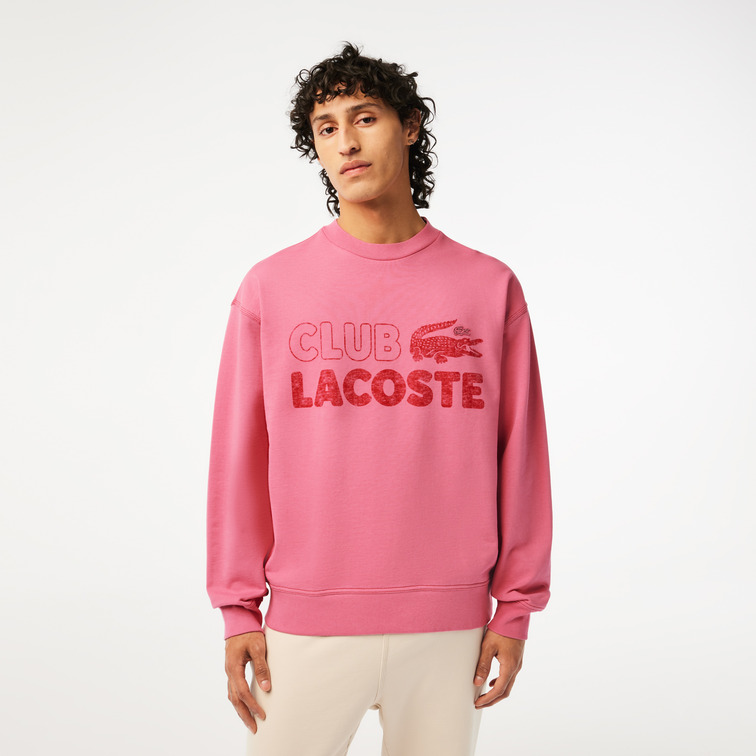 SUDADERA CON ESTAMPADO VINTAGE HOMBRE LACOSTE
