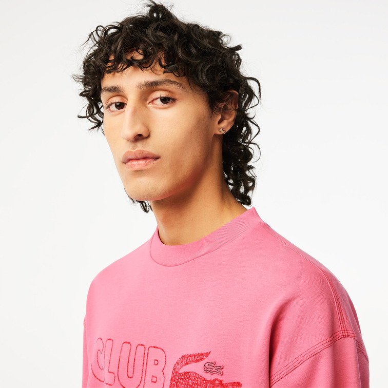 SUDADERA CON ESTAMPADO VINTAGE HOMBRE LACOSTE