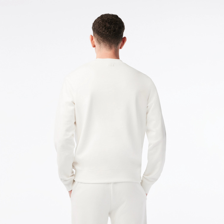 SUDADERA ESTAMPADA EN FELPA DE ALGODÓN ECOLÓGICO HOMBRE LACOSTE X NETFLIX