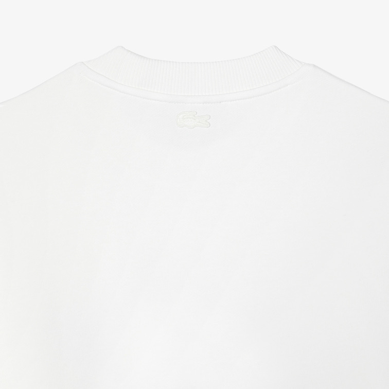 SUDADERA ESTAMPADA EN FELPA DE ALGODÓN ECOLÓGICO HOMBRE LACOSTE X NETFLIX