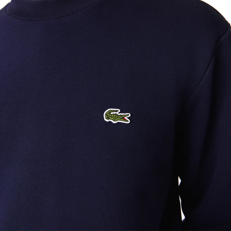 SUDADERA HOMBRE LACOSTE DE FELPA CEPILLADA