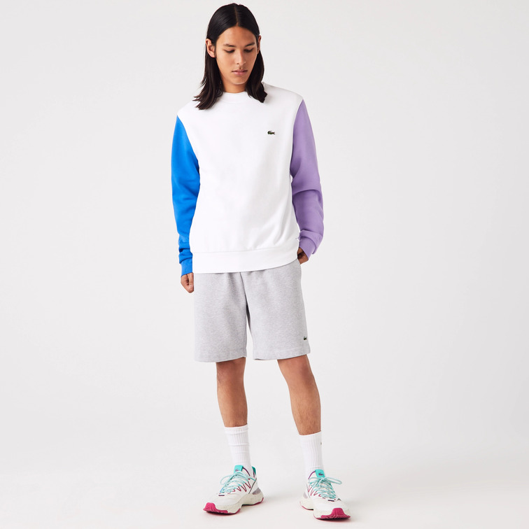 SUDADERA EN FELPA CEPILLADA HOMBRE LACOSTE