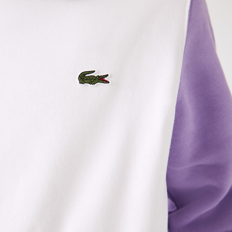 SUDADERA EN FELPA CEPILLADA HOMBRE LACOSTE
