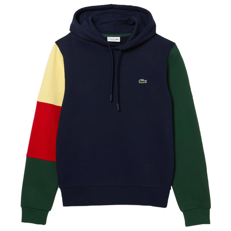 SUDADERA CON DISEÑO COLORBLOCK HOMBRE LACOSTE