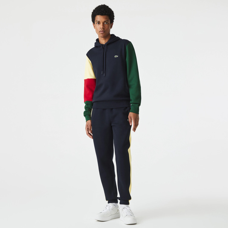 SUDADERA CON DISEÑO COLORBLOCK HOMBRE LACOSTE