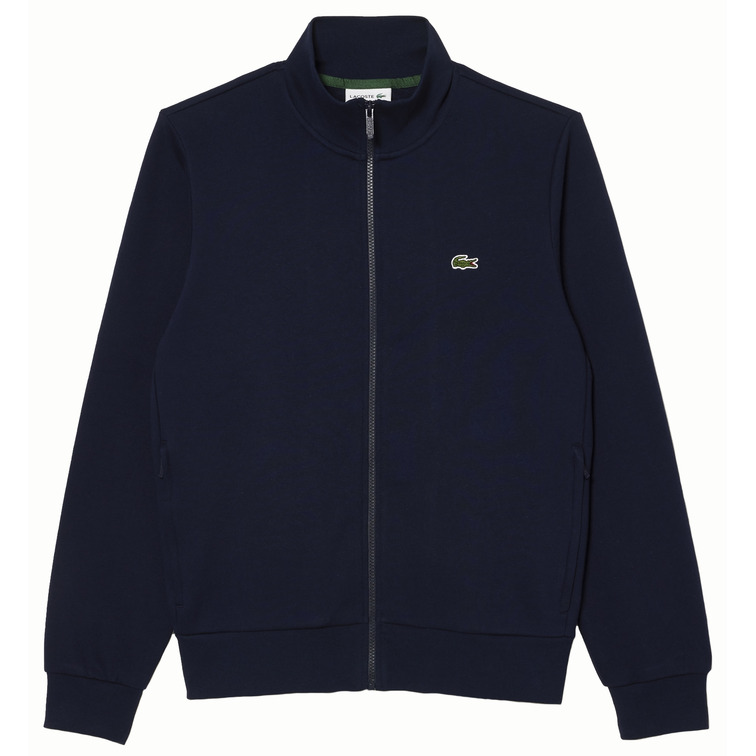 SUDADERA CON CREMALLERA EN FELPA CEPILLADA HOMBRE LACOSTE