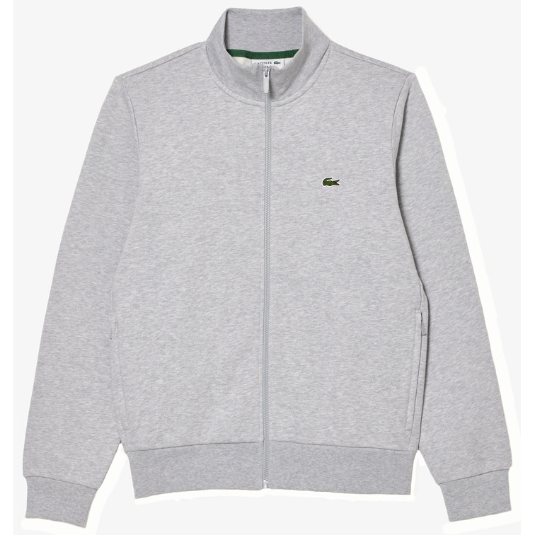 SUDADERA CON CREMALLERA EN FELPA CEPILLADA HOMBRE LACOSTE