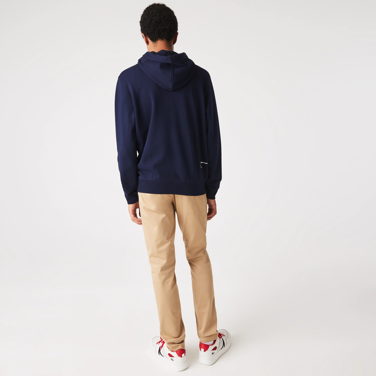 SUDADERA LISA CON CAPUCHA HOMBRE LACOSTE