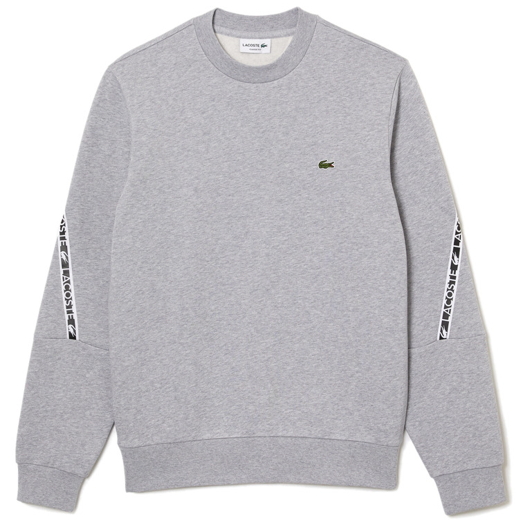 SUDADERA CON DETALLES DE LA MARCA HOMBRE LACOSTE