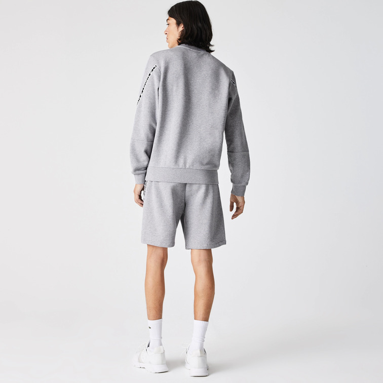 SUDADERA CON DETALLES DE LA MARCA HOMBRE LACOSTE