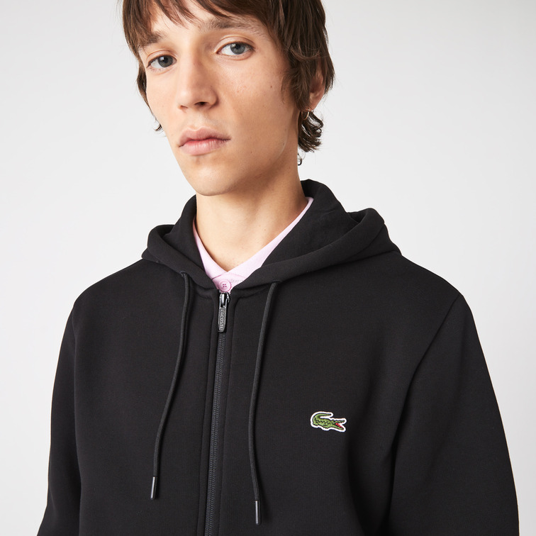 SUDADERA CON FRANJAS ESTAMPADAS HOMBRE LACOSTE