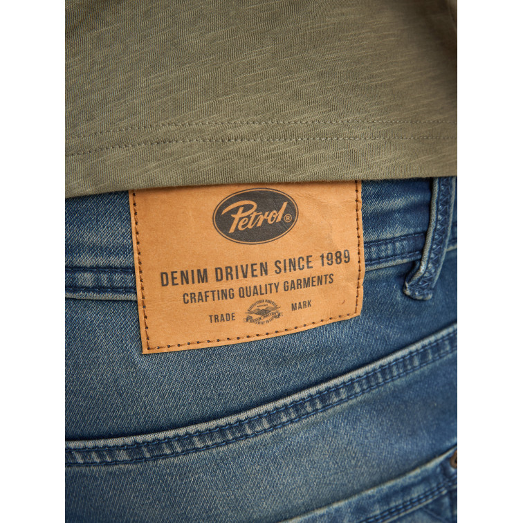 PANTALÓN CORTO HOMBRE  PETROL INDUSTRIES MEN SHORTS DENIM