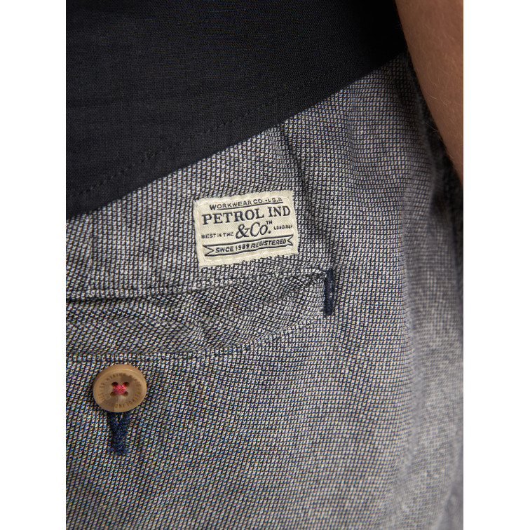 PANTALÓN CORTO CHINO HOMBRE PETROL INDUSTRIES DE SARGA