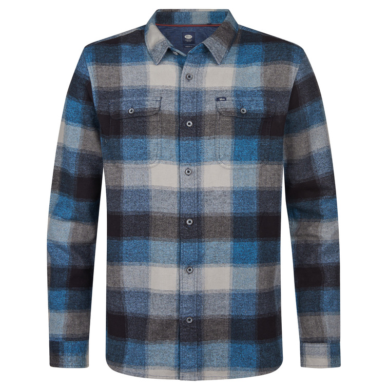 CAMISA HOMBRE  PETROL INDUSTRIES MEN SHIRT LONG SLEEVE CHECK