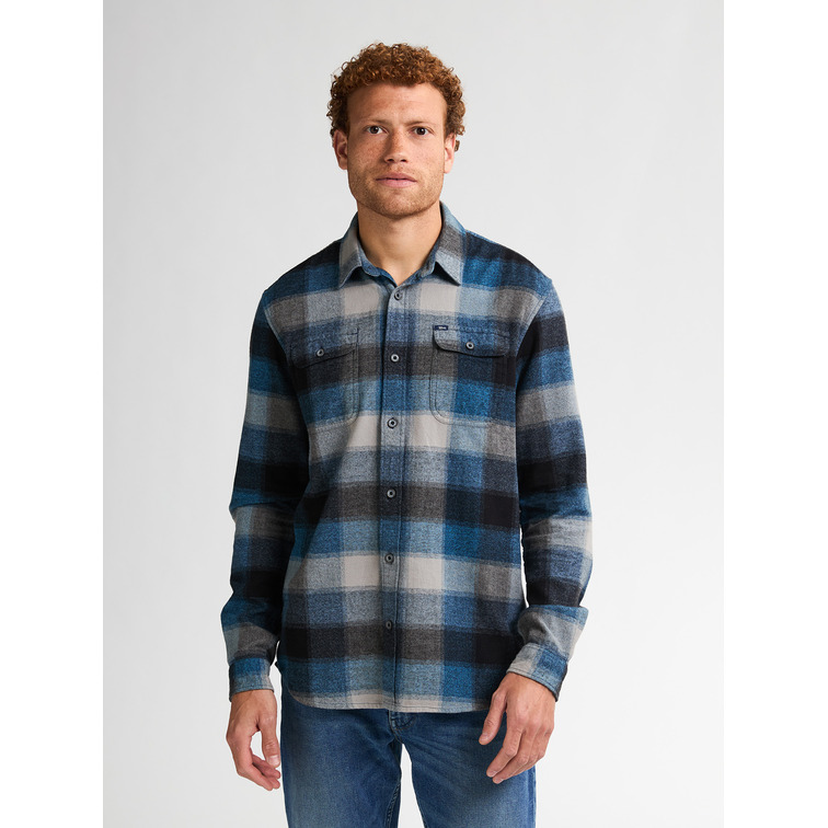 CAMISA HOMBRE  PETROL INDUSTRIES MEN SHIRT LONG SLEEVE CHECK