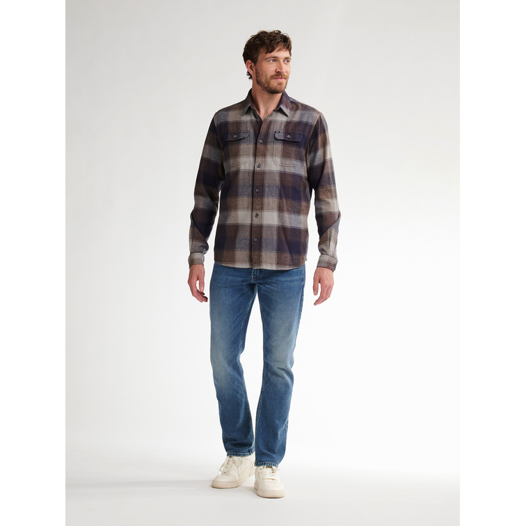CAMISA HOMBRE  PETROL INDUSTRIES MEN SHIRT LONG SLEEVE CHECK