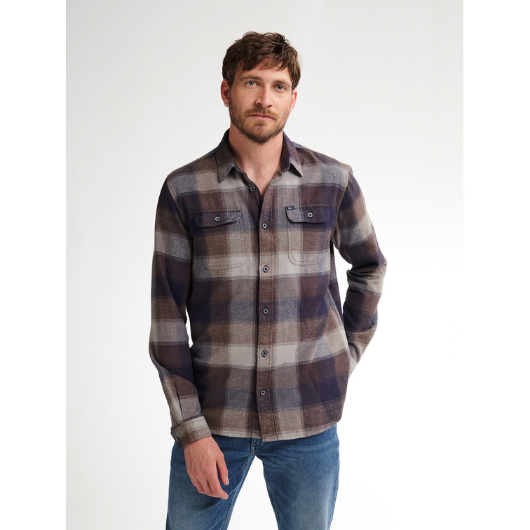 CAMISA HOMBRE  PETROL INDUSTRIES MEN SHIRT LONG SLEEVE CHECK
