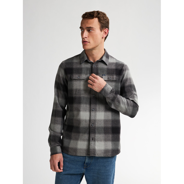 CAMISA HOMBRE  PETROL INDUSTRIES MEN SHIRT LONG SLEEVE CHECK
