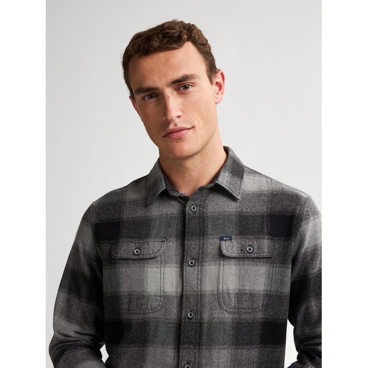 CAMISA HOMBRE  PETROL INDUSTRIES MEN SHIRT LONG SLEEVE CHECK