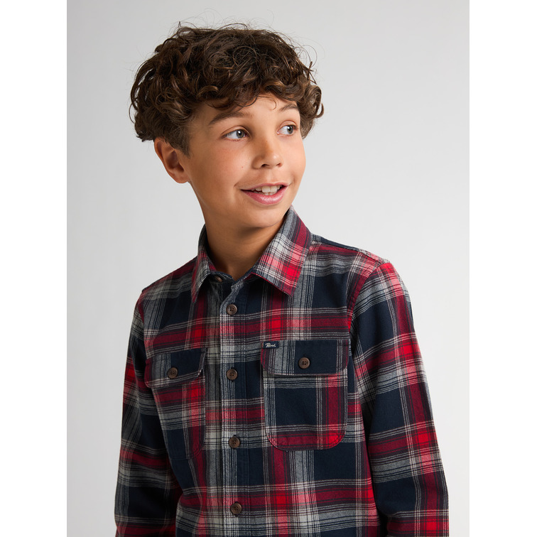 CAMISA NIÑO PETROL INDUSTRIES DE CUADROS