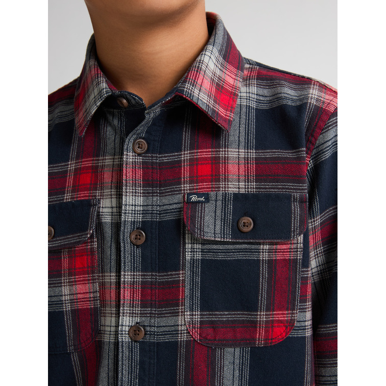 CAMISA NIÑO PETROL INDUSTRIES DE CUADROS
