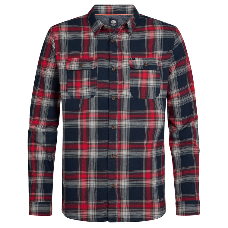 CAMISA HOMBRE  PETROL INDUSTRIES MEN SHIRT LONG SLEEVE CHECK