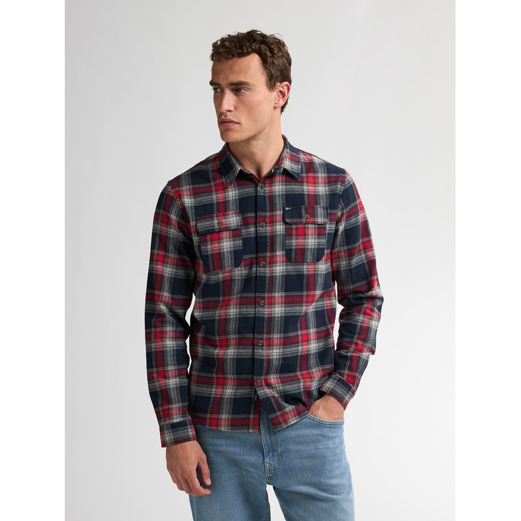 CAMISA HOMBRE  PETROL INDUSTRIES MEN SHIRT LONG SLEEVE CHECK