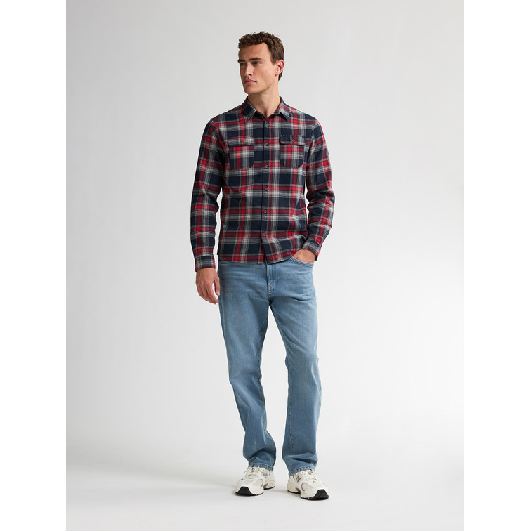 CAMISA HOMBRE  PETROL INDUSTRIES MEN SHIRT LONG SLEEVE CHECK