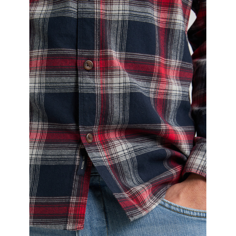 CAMISA HOMBRE  PETROL INDUSTRIES MEN SHIRT LONG SLEEVE CHECK