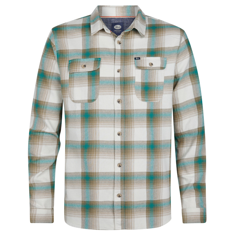 CAMISA HOMBRE  PETROL INDUSTRIES MEN SHIRT LONG SLEEVE CHECK