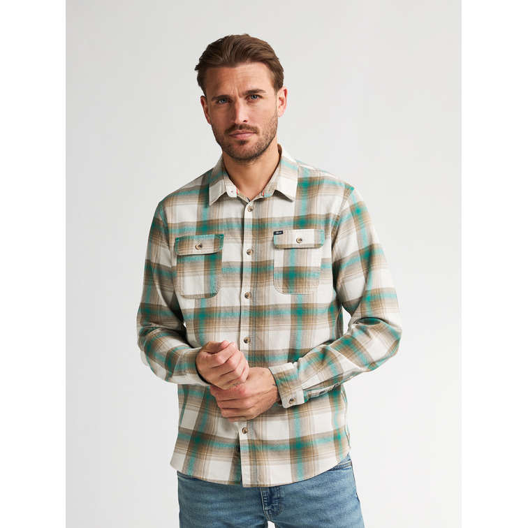 CAMISA HOMBRE  PETROL INDUSTRIES MEN SHIRT LONG SLEEVE CHECK