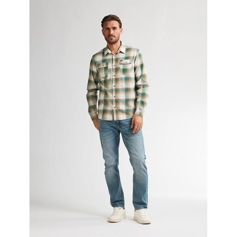 CAMISA HOMBRE  PETROL INDUSTRIES MEN SHIRT LONG SLEEVE CHECK