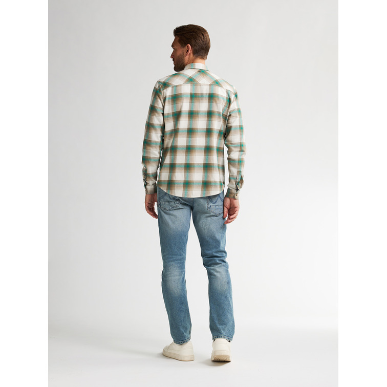 CAMISA HOMBRE  PETROL INDUSTRIES MEN SHIRT LONG SLEEVE CHECK