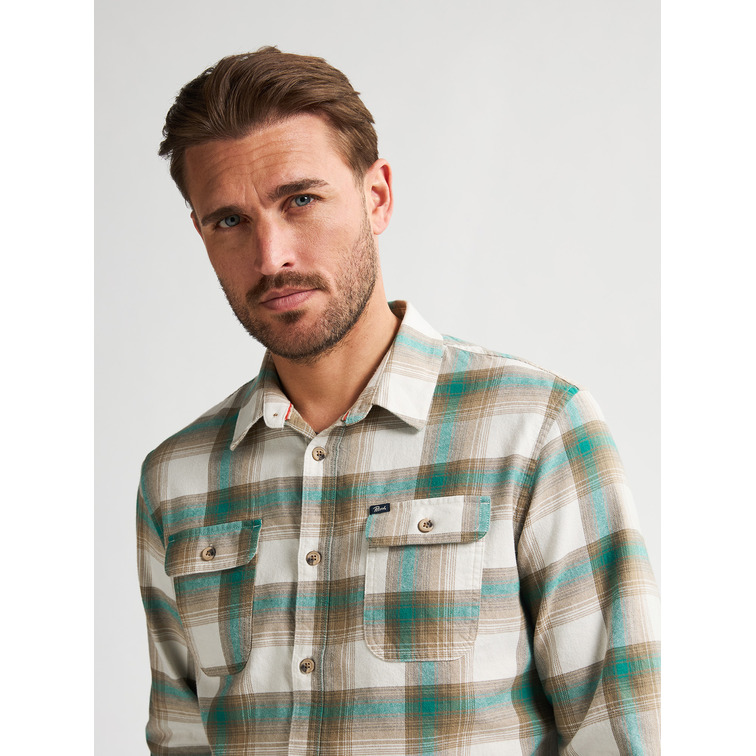 CAMISA HOMBRE  PETROL INDUSTRIES MEN SHIRT LONG SLEEVE CHECK